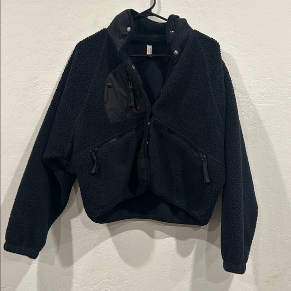 Free People Hit The Slopes Jacket in Black - Picture 2 of 4